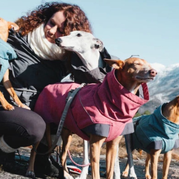 Hurtta Size 32” Expedition Parka Dog Coat in Beetroot - Picture 3 of 16